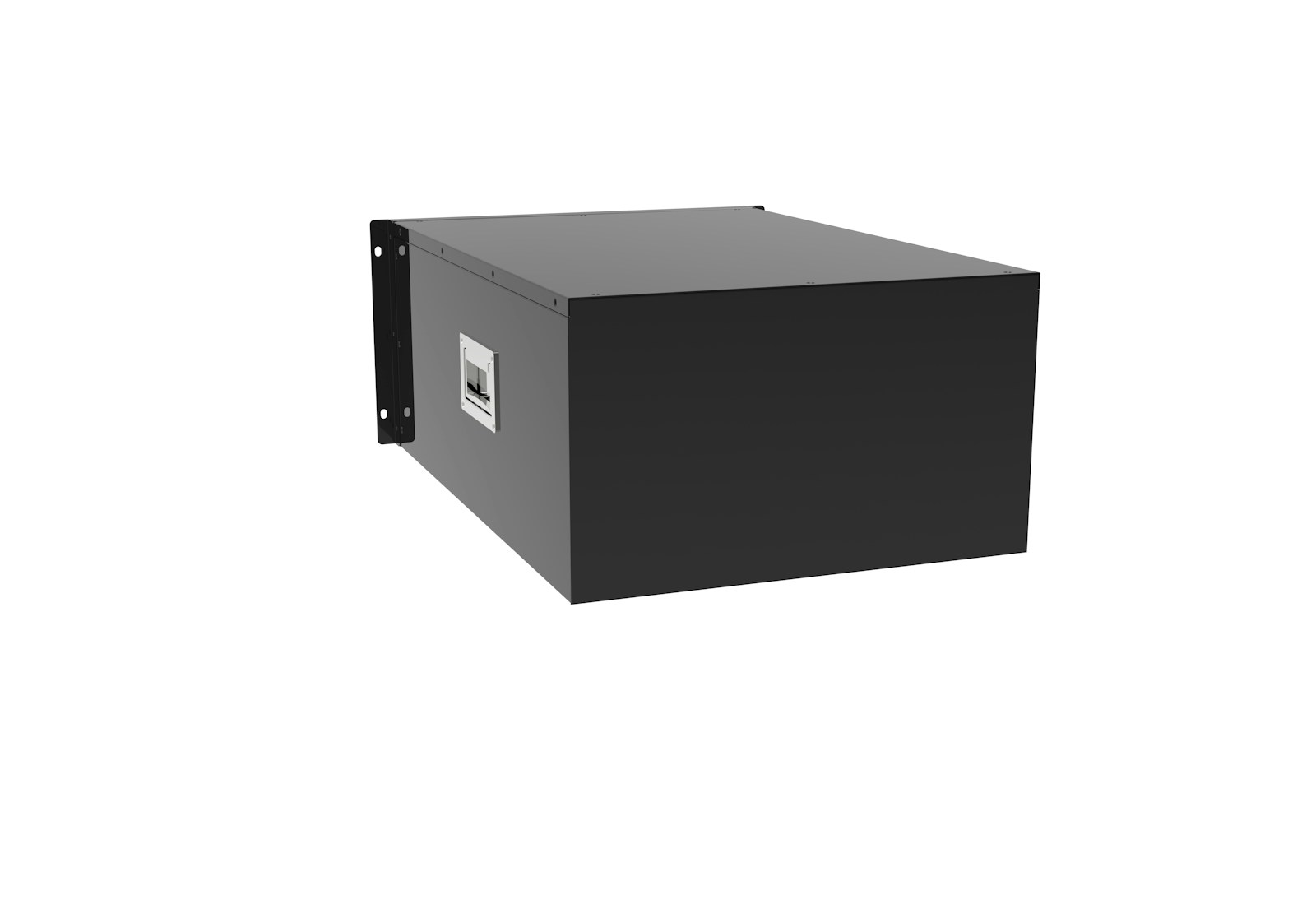 Kompakter Batteriespeicher auf hellem Untergrund